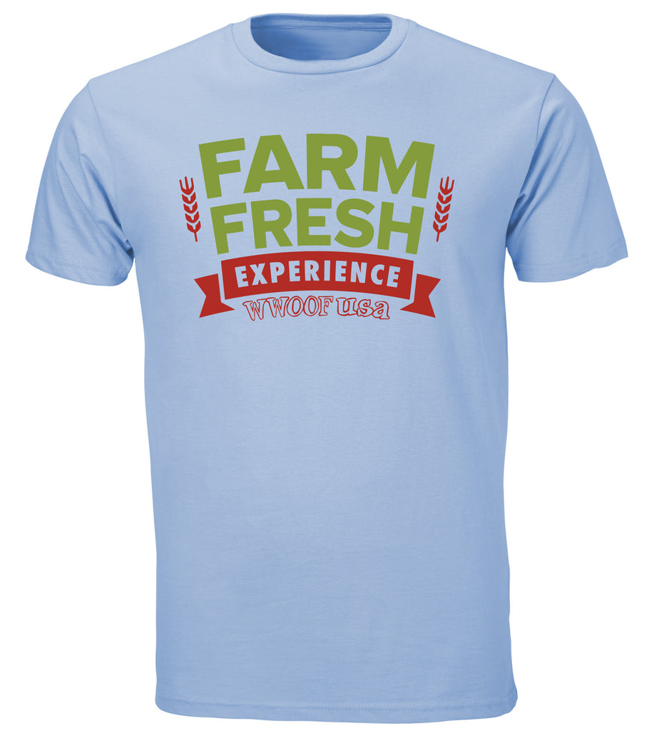 Organic Farming Tee - Baby Blue