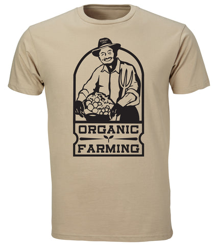 Organic Farming Tee - Tan