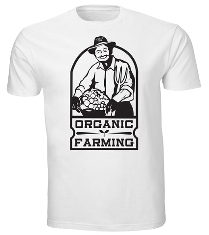 Organic Farming Tee - White