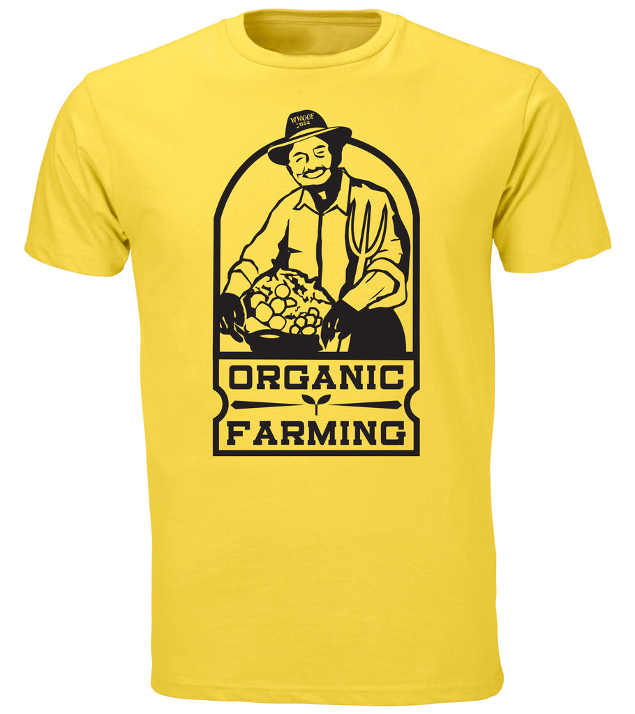 Organic Farming Tee - Yellow