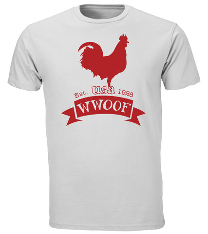 Rooster Tee - Silver