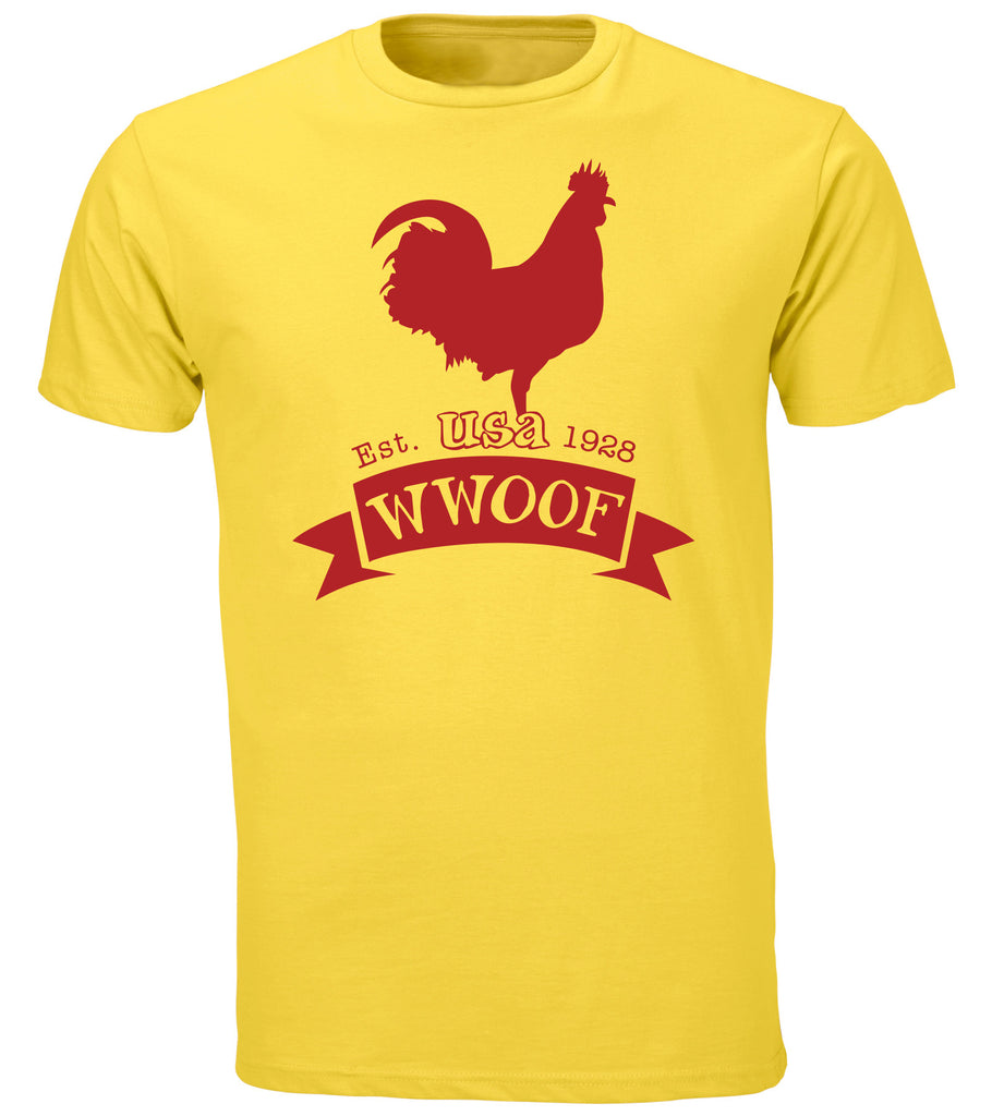 Rooster Tee - Yellow